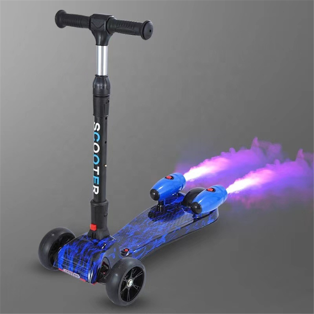 Blue tooth music bling light spray running push baby children kids swing toys cute prey learning scooter wheels balance scooters