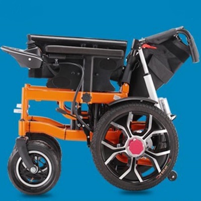 easy folding elderly old person people electric or manual four big tyres wheels scooter motorize wheelchairs powered chair