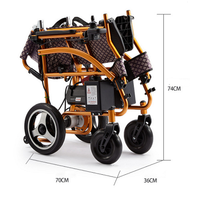 super light easy folding elderly old person people electric or manual four wheels scooter motorize wheelchairs powered chair