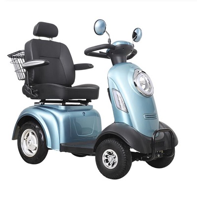 fat guy easy move anti fall down Alloy body limited mobility elderly old person people four wheels scooter classic moped cars