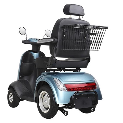 fat guy easy move anti fall down Alloy body limited mobility elderly old person people four wheels scooter classic moped cars