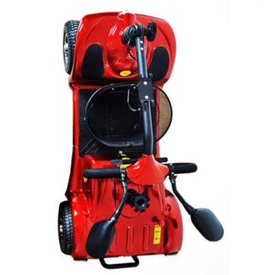 250W Folding foldable easy carrier Anti-slipping four wheels electric scooter bikes for old people Reverse gear Handicapped