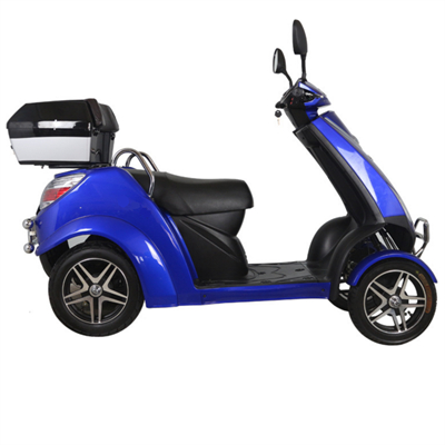 500W 48V 10 inch disable people handicapped person Reverse gear 3 speeds Rear drive ABS plastic electric four wheels scooter car