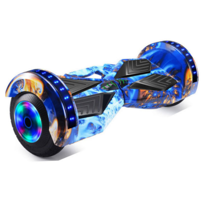 Two 250W drive motors 8 inch 36V bling LED light Bubble Self-balancing hover board scooters for kids children boy girl