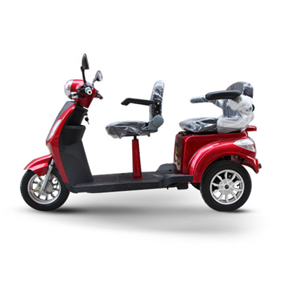 old people two seats easy move shopping bike for limited mobility elderly Assisted travel Electric Tricycle three wheels scooter