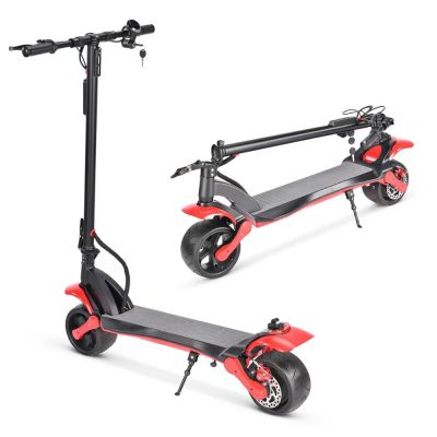 Big fat 10 Inch wheels tyres double 500W 800W motor strong climbing aluminum alloy Portable easy folding electric kick scooters