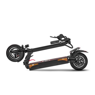 800W 10 Inch 48V 10AH LED light big size Double shock absorption alloy body Portable folding electric kick scooter disc brake