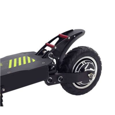 1000W dual motors 10 Inch 45km speed Double front shock absorption alloy body Portable folding electric kick scooter disc brake