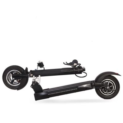 500W 10 Inch 48V 10AH LED display Double shock absorption alloy frame body Portable folding electric kick scooter disc brake