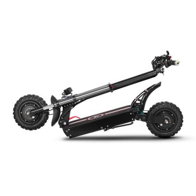 Two 1800W motors 10 Inch high speed 70km/h Double shock absorption alloy body Portable folding electric kick scooter disc brake