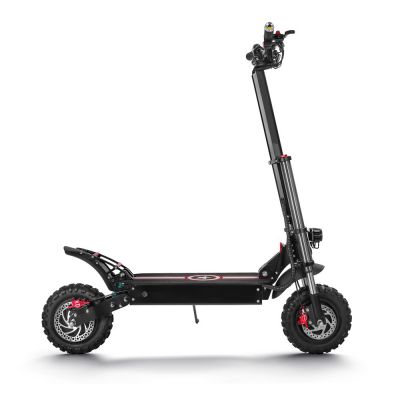 Two 1800W motors 10 Inch high speed 70km/h Double shock absorption alloy body Portable folding electric kick scooter disc brake