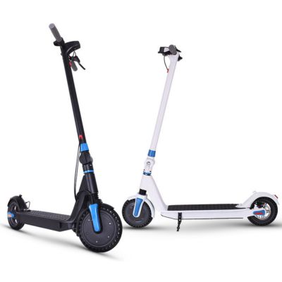 fashion 250W 8.5 Inch tyres Aviation aluminum alloy Triple brake system Portable easy folding electric kick scooters