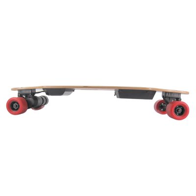 far distance remote controller 7 layers maple bamboo powerful two dual double motor long range electric skateboard scooters