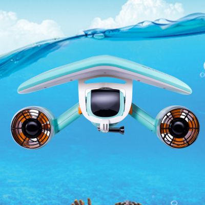 Double barrel driving stable under water 8kgf high power dive booster surfing swimming snorkeling electric jet water thruster