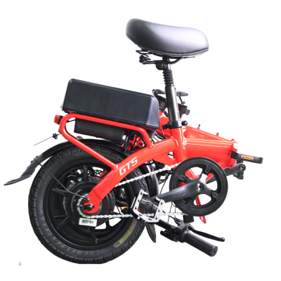 Folding small easy take in truck kids multi color long range 48V 20AH swapping battery park camping beach electric bike bicycle