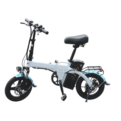 easy in carrier 350W motor 48V Folding 14Inch wheel tyres long range swapping battery park camping beach electric bike bicycle