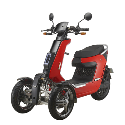 Anti fall down auto balance elderly Assisted electric inverted tricycle reverse three wheels scooter motorcycle motorbike