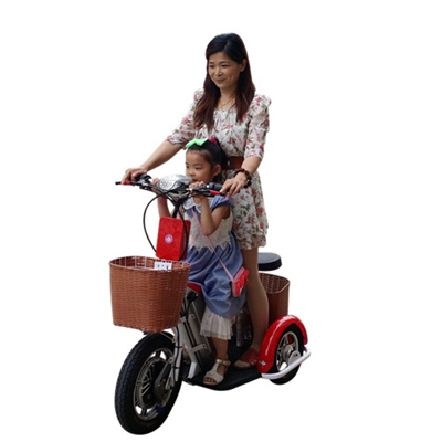 500W 48V 16 inch big wheels Parent child players travel park Playground electric three wheels scooter bicycle tricycle