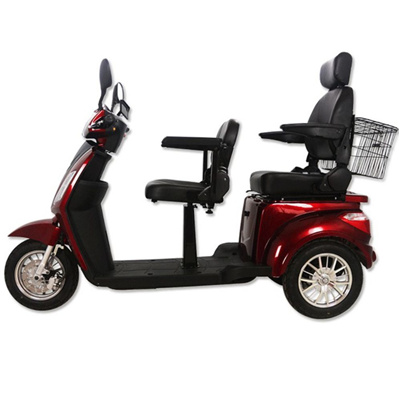 500W 48V 60V old couples two seat trike move shopping bike elderly Assisted travel Electric Tricycles three wheels scooter
