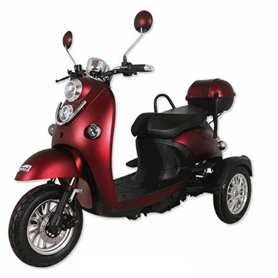 500W 600W 800W 1000W 48V 60V 72V disc brake three wheels electric scooter Reverse gear three speeds tricycle TRIKE