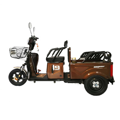 electric passenger tricycle cargo trike with three seats new three wheel adult car fashionable leisure with Hydraulic alarm