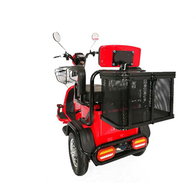 China cheap fat tire electric scooter 500w 3 wheel cargo tricycle for adults electric scooters foldable seats 1 to 2