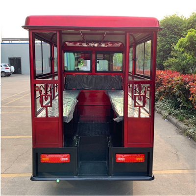 hot sale 8-10seaters sightseeing closed car 3 wheel electric truck and passenger car 1500w 60v electric car from China suppliers