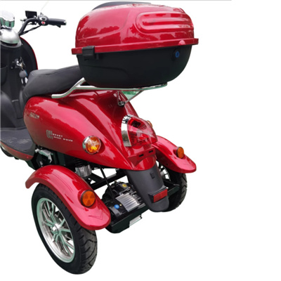 800W 60V 72V Fashion design Three shock absorption disc brake three wheels electric scooter Reverse gear three speeds