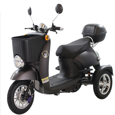 500W 1000W 10 inch 48V 60V 72V 20AH big size bucket tope case box Electric Scooter Three Wheelers electric tricycle shopping