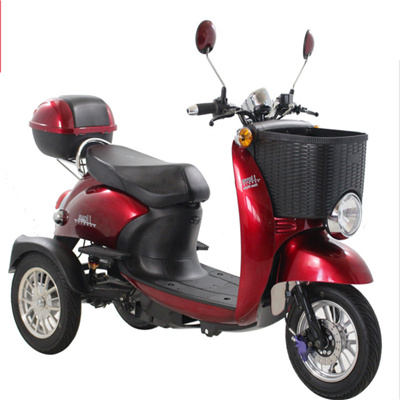 500W 1000W 10 inch 48V 60V 72V 20AH big size bucket tope case box Electric Scooter Three Wheelers electric tricycle shopping