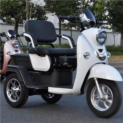 Adult mini 3 seat eec trike 3 wheel electric tricycle 500w 48V motorcycle winter and summer dual-purpose seats for passenger