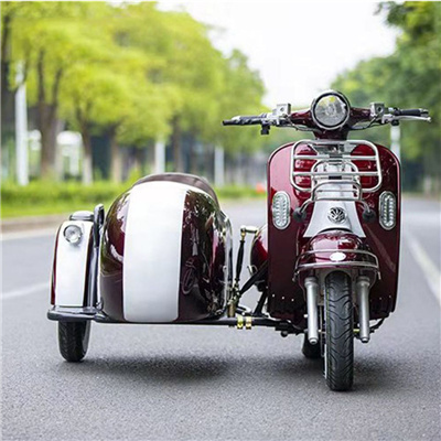 beautiful roman hoilday vespa 3 wheel scooter electric motorcycle 2 seat three wheel electric tricycle 1000w 60v 22.3ah