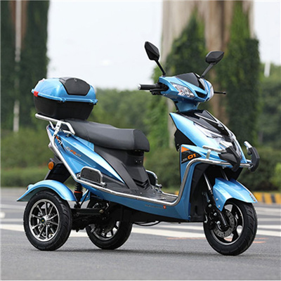 60V 20AH remote control lock electric tricycle 500w differiential motor 3 wheel trike ce for adult passenger and cargo carrier