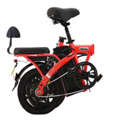250W 48V 8AH 14 inch small Folding driving service long range swapping battery park camping beach electric bike bicycle