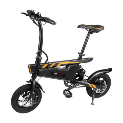 Electric Bicycle Commute Mini Electric Bike 12 inch 350W Mini Foldable Black Long Range 42V folding LI battery electric bicycle