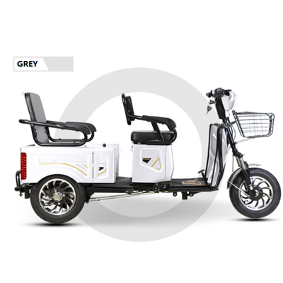 600w 48v 20a electric three wheel scooter Explosion-proof tubeless tire off-road scooter hand brake and foot brake LED Light