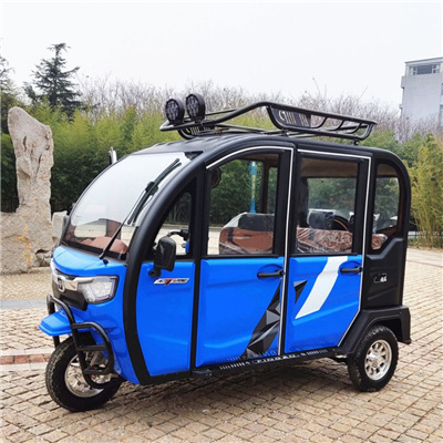 high speed 3 wheel electric cargo| passenger scooter in electric tricycles damping 800w-1000w new energy electric car 3 seats