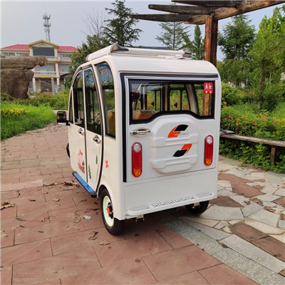 3 wheel electric scooter in electric tricycle with seat for adult Security and anti-theft electric car off-road 5 doors 4 seats
