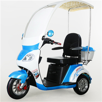 mobility scooter 3 wheel 500w-800w electric tricycle with sun visor mini electric tricycle scooter for the elderly and adult