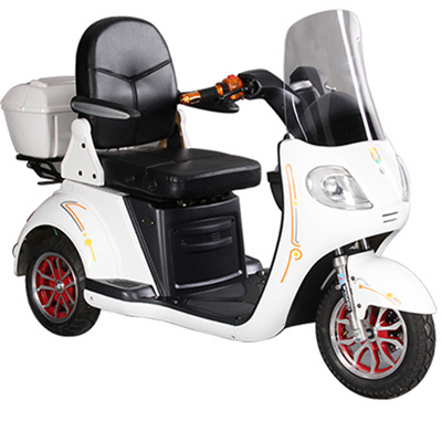 mobility scooter 3 wheel 500w-800w electric tricycle with sun visor mini electric tricycle scooter for the elderly and adult