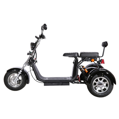 1500w 3-wheeled HARLE electric scooter 2 seat smart anti-theft APP GPS Alarm front and rear disc brake remove battery e vehicle