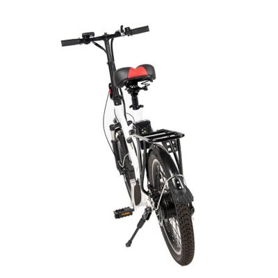 20 inch fold ebike white orange electric city bike 48v 350w factory supply 30km/h electric bike|bicycle from China manufacturer