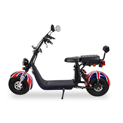 EEC COC CE EMC DOT ROSH 3C Removable lithium double battery Fat wheels big tyres electric city coco scooters bikes classic moped