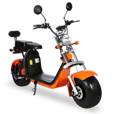 1500w mini electric motorcycle scooter 2 seats e bike indicators led turn signal remove battery non-slip and wear-resistant