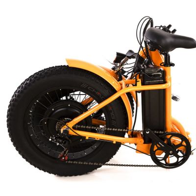 7Speed 20 inch Folding electric bike 48v 500w waterproof LED light electric foldable bike10AH designated driver electric bicycle