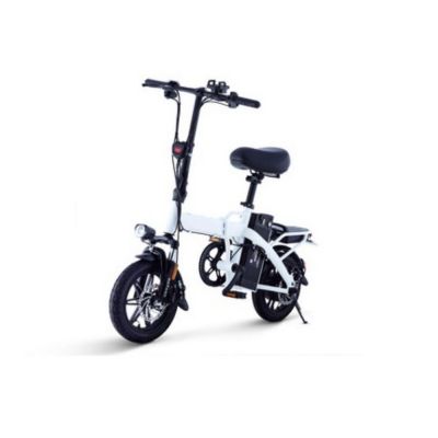 350W 48V 8AH 14 inch small Folding driving service long range swapping battery park camping beach mini electric bike bicycle