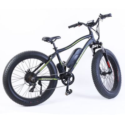 Electric sports bikes for men and women 21 speed 26*4.0 Fat tire electric mountain bike 350w 36v10.4ah removable lithium battery