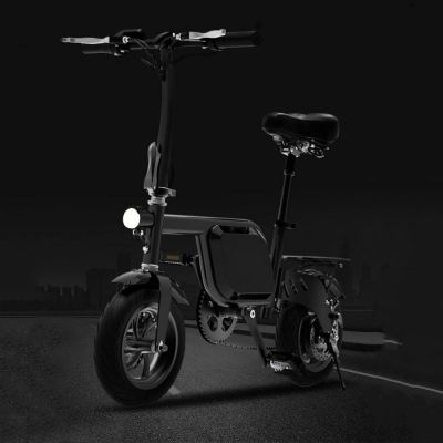 Fashion 14 inch mini electric bike for adult 350w 48v 6ah lithium battery unique folding electric city bike Chinese supplier