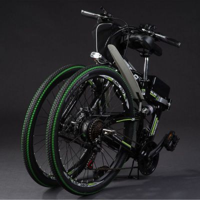 2021fashionable folding electric mountain bike 48V 21Speed 26 inch tire bike disc brake electric bicycle from China supplier