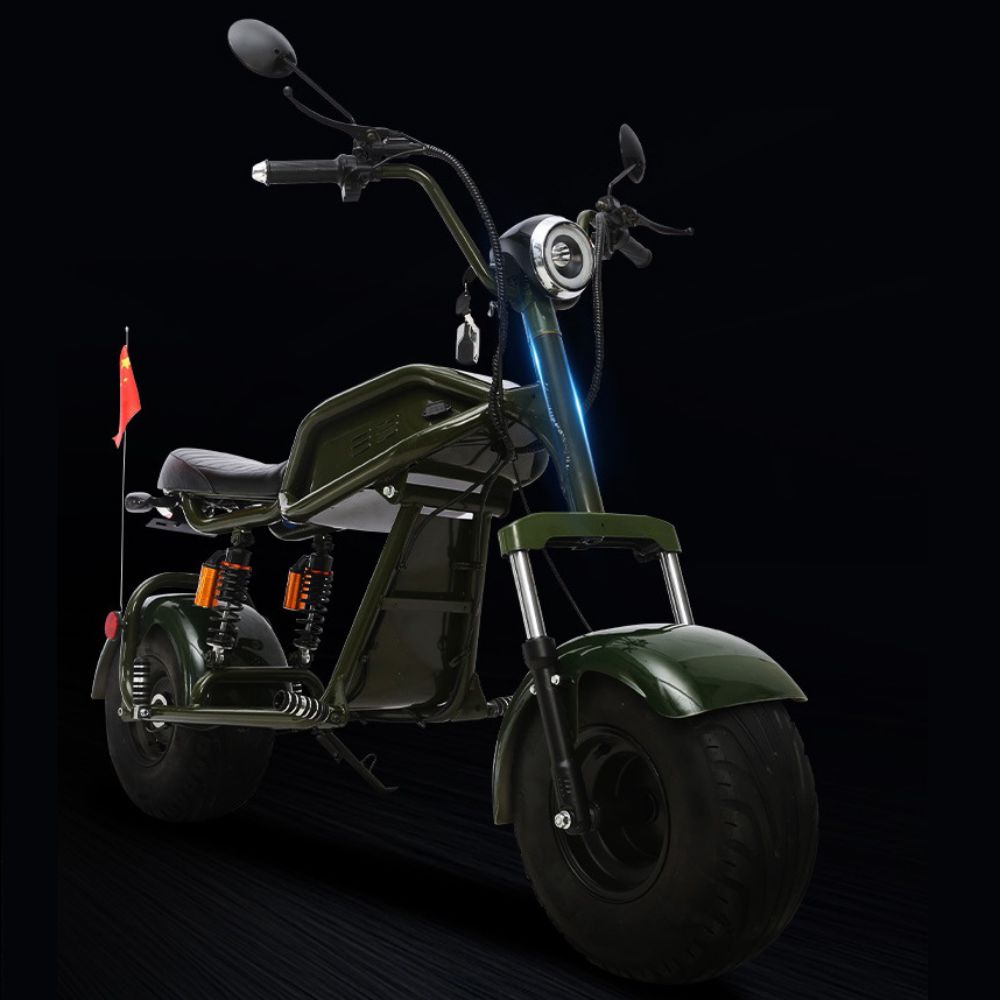 1500W 2000W 9.5 inch Aluminium alloy rims Removable lithium battery big Fat wheels electric city coco scooters moped motorcycle